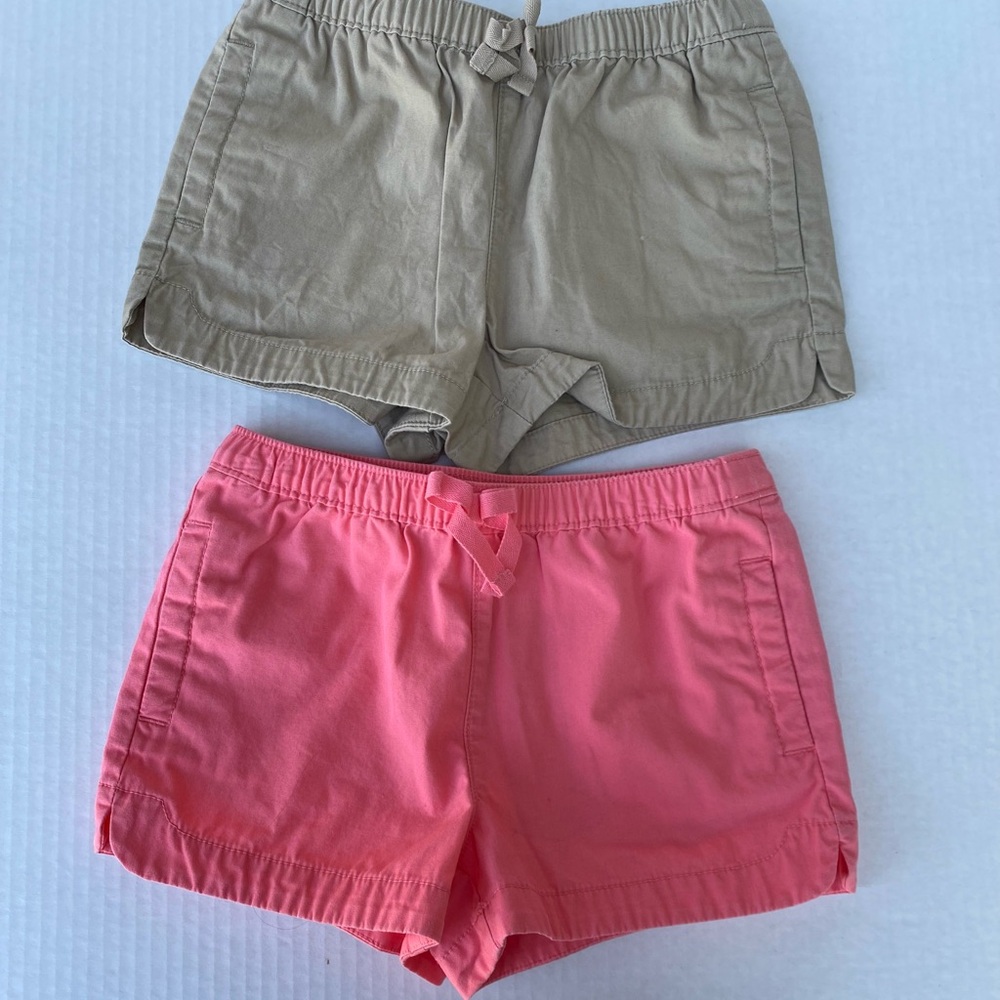 Crazy 8 Tan and Pink Sz 3 T Short. Bundle of 2